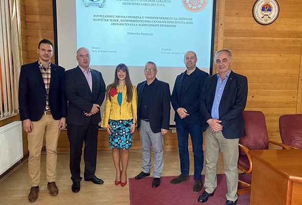 Odbranjena doktorska disertacija dr Ljiljane Krsmanović, specijaliste otorinolaringologije